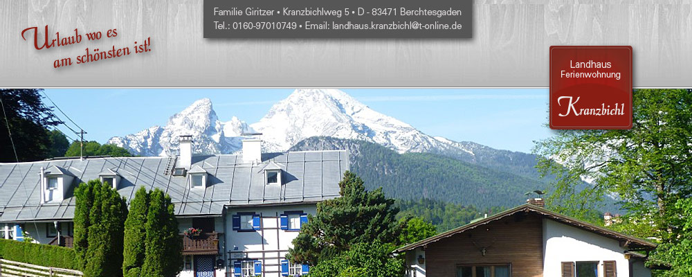 landhaus kranzbichl berchtesgaden